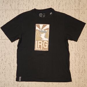 Lrg Lifted Research Group Mountain Scenery Big Spellout T Shirt Vintage Y2K